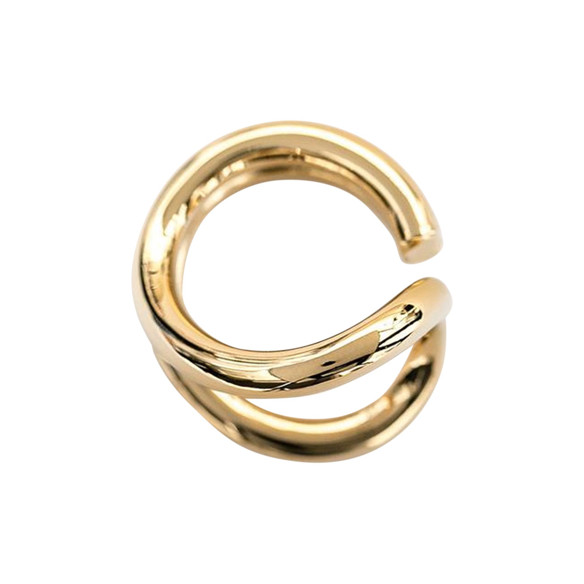Buy Maison Margiela Twisted Ring 'Gold' - S51UQ0053 S12672 950