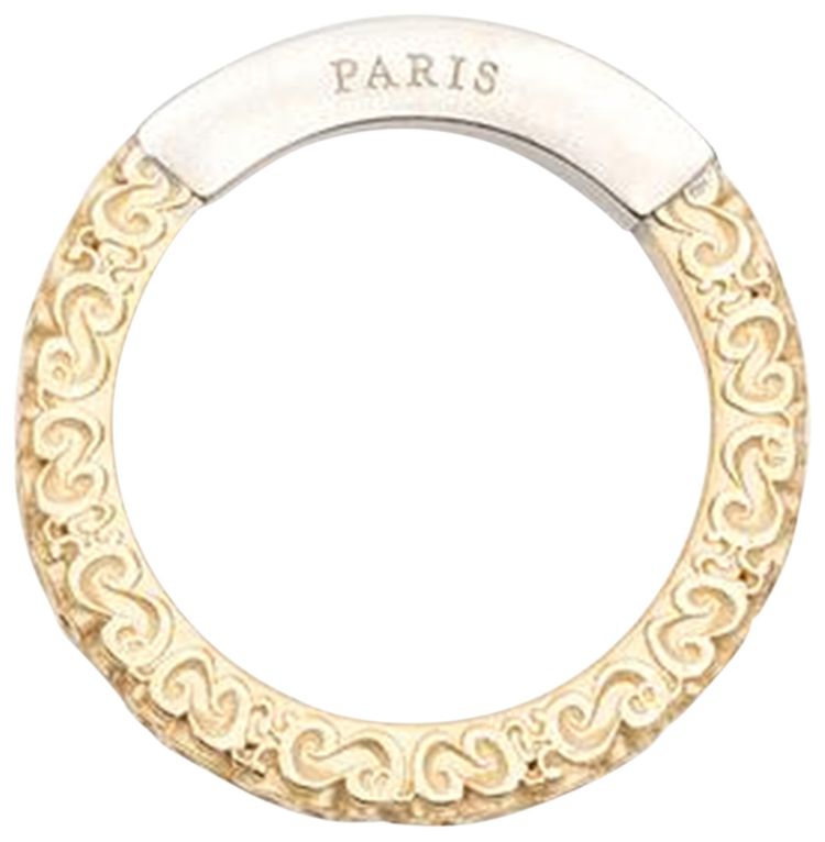 Maison Margiela Engraved Ring SilverGold