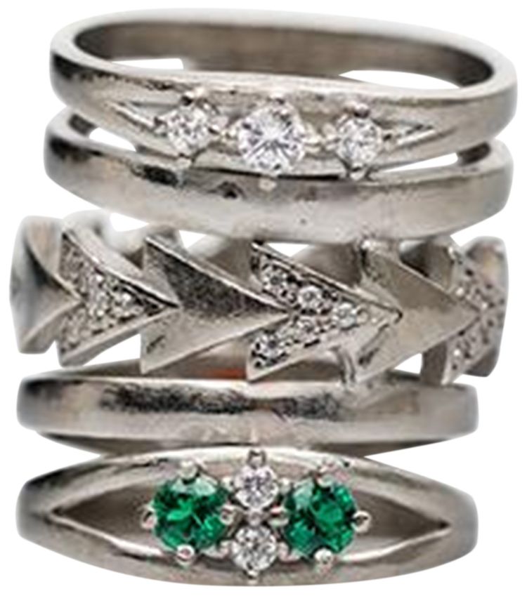 Maison Margiela Circled Ring SilverRed