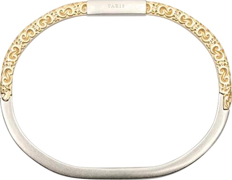 Maison Margiela Engraved Bracelet 'Silver/Gold'