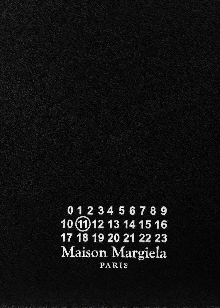 Maison Margiela Leather Phone Neck Pouch Black