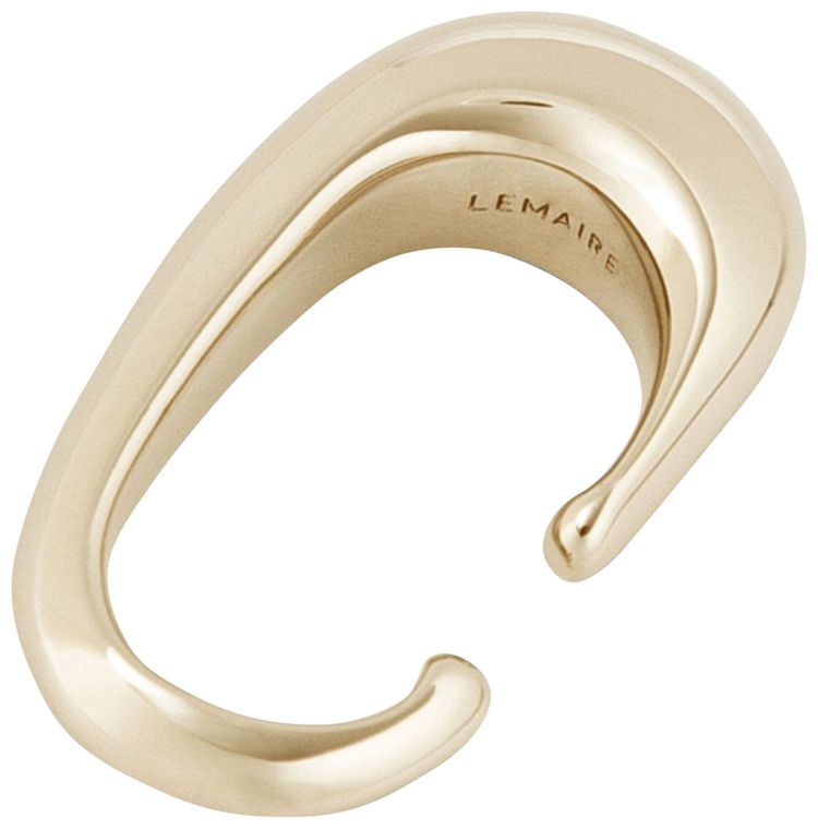 Lemaire Long Drop Earcuff Light Gold