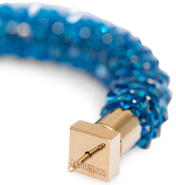 Jacquemus Creoles Brila Earrings Blue