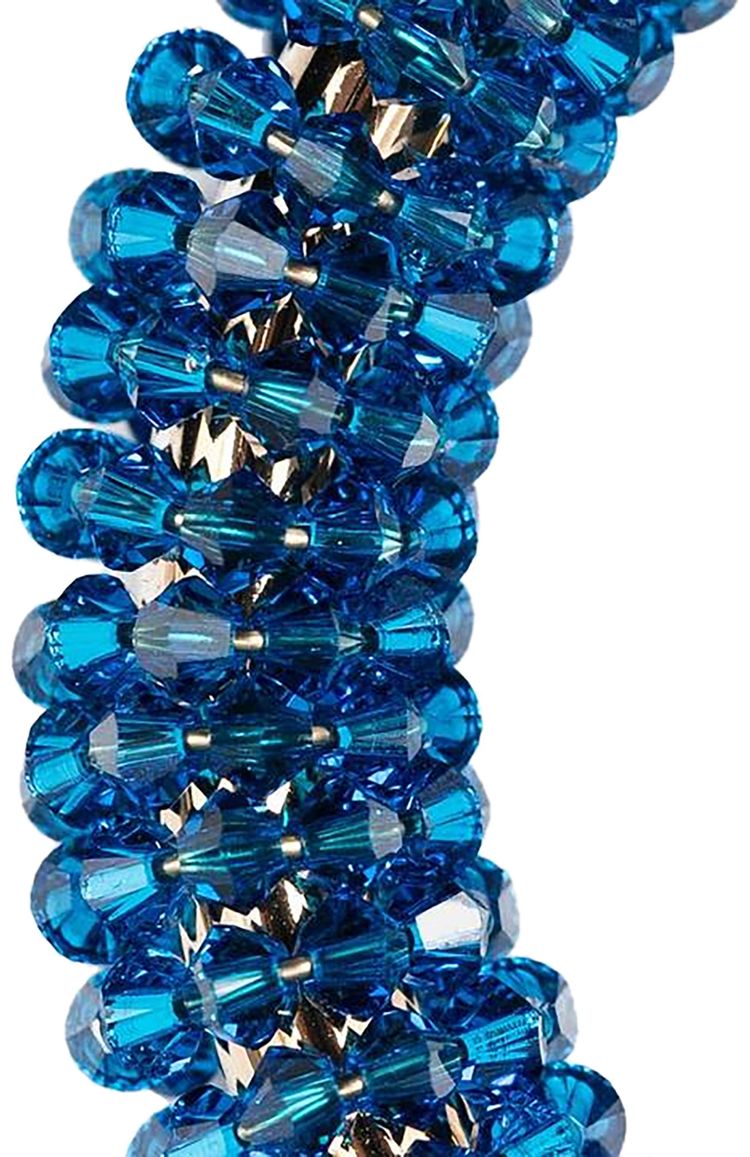 Jacquemus Creoles Brila Earrings Blue