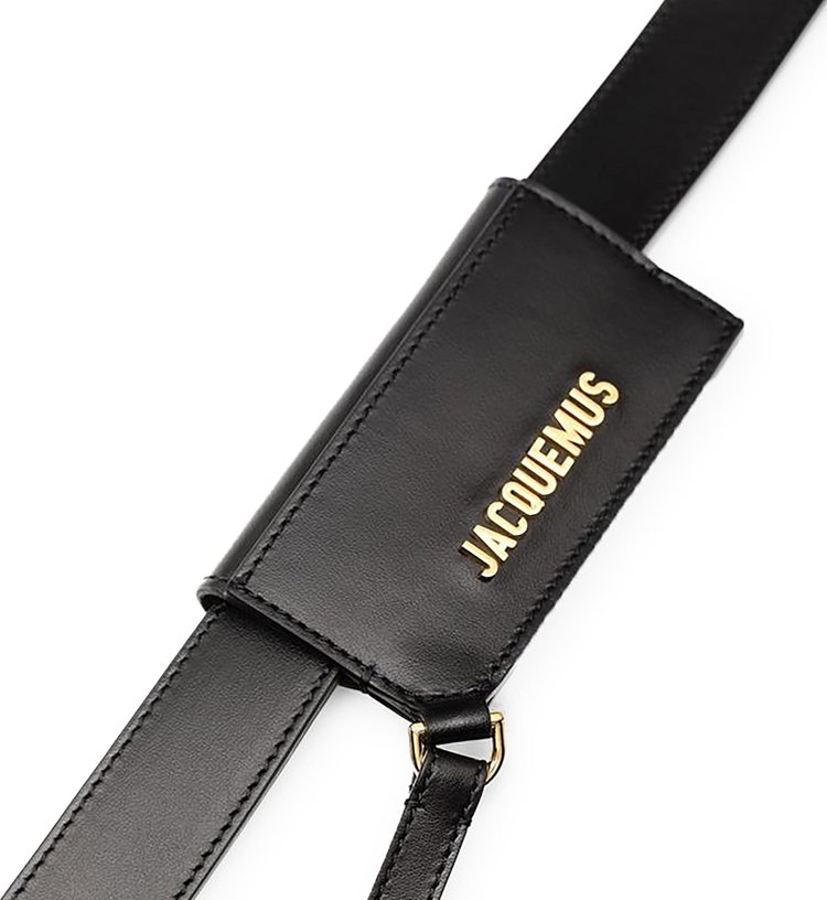 Jacquemus La Ceinture Porte Cartes Belt Black