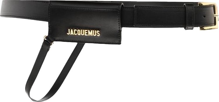 Jacquemus La Ceinture Porte Cartes Belt 'Black'
