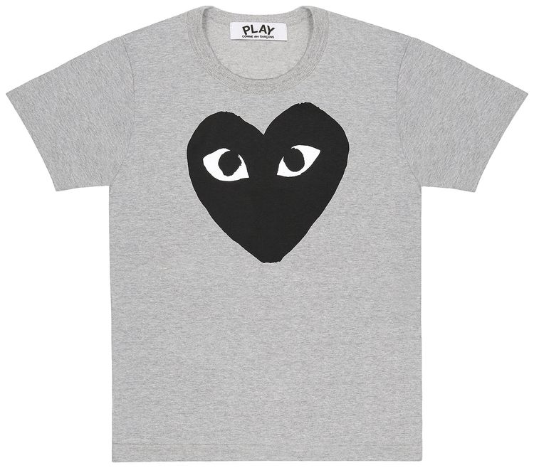 Comme des Garcons PLAY Play T Shirt Grey