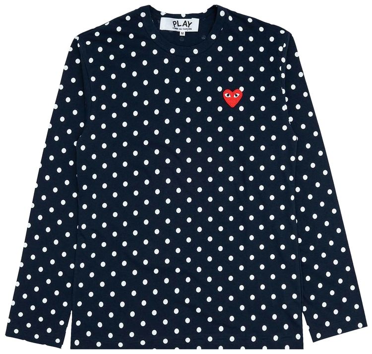 Comme des garcons play polka dot shirt clearance