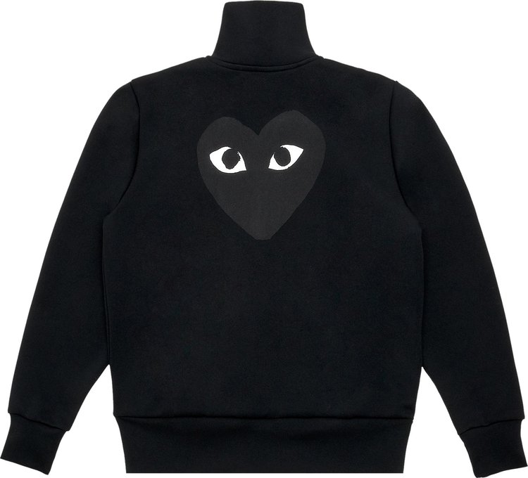 Comme des Garcons PLAY Big Heart Track Jacket Black