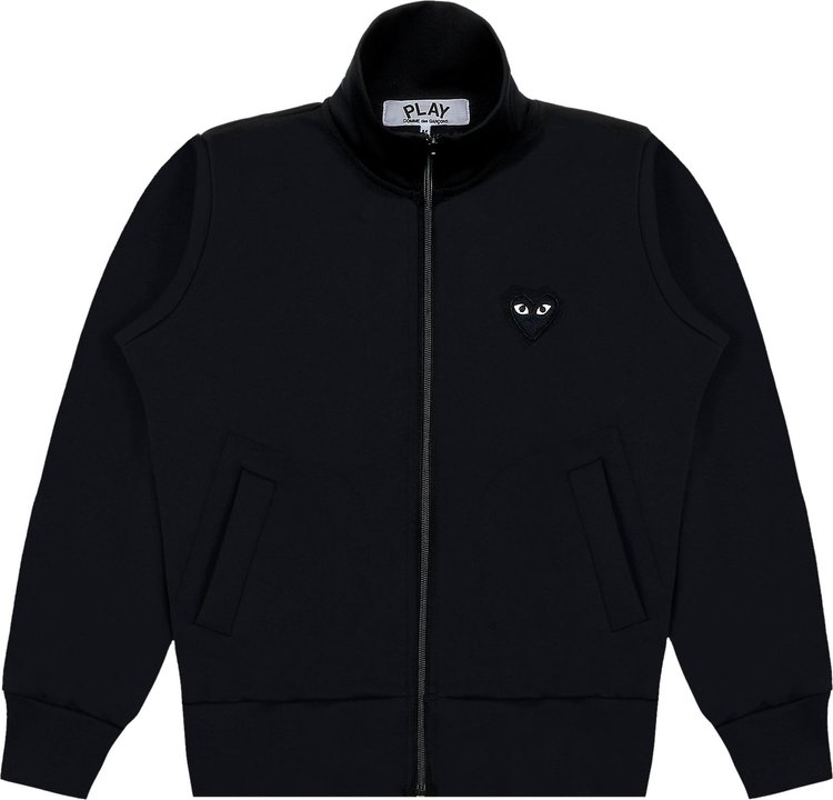 Comme des Garcons PLAY Big Heart Track Jacket Black