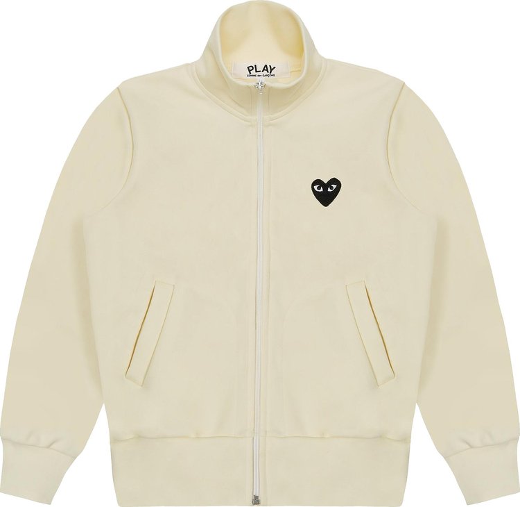 Buy Comme des Garçons PLAY Ivory Big Heart Track Jacket 'Ivory' - AZ ...
