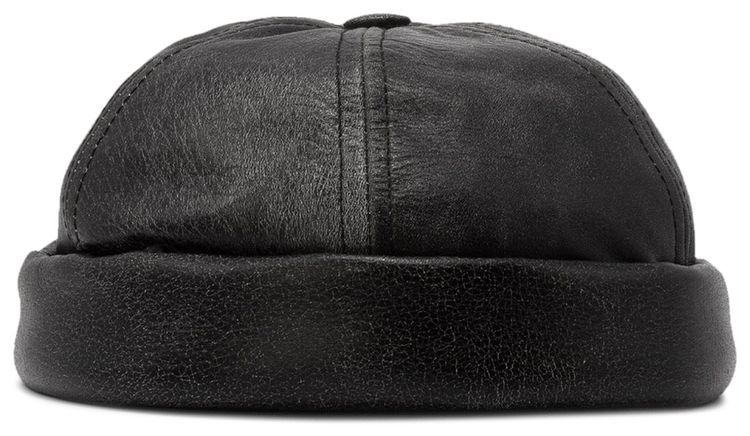 Comme des Garcons Draped Wool Felt Hat Black