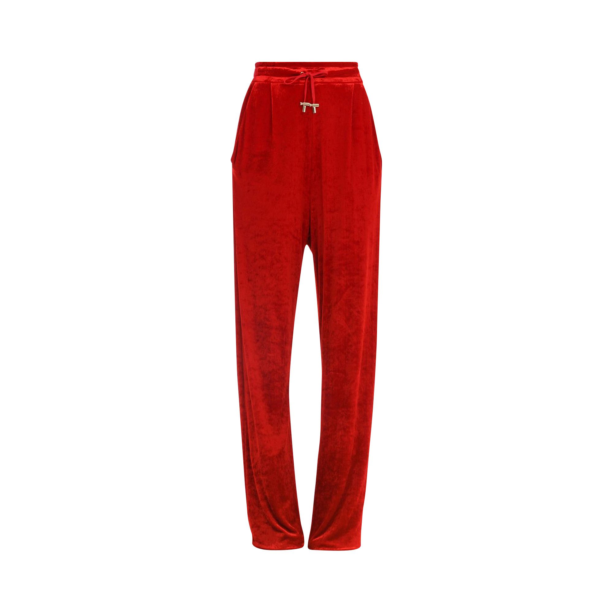 Red velvet sweatpants online