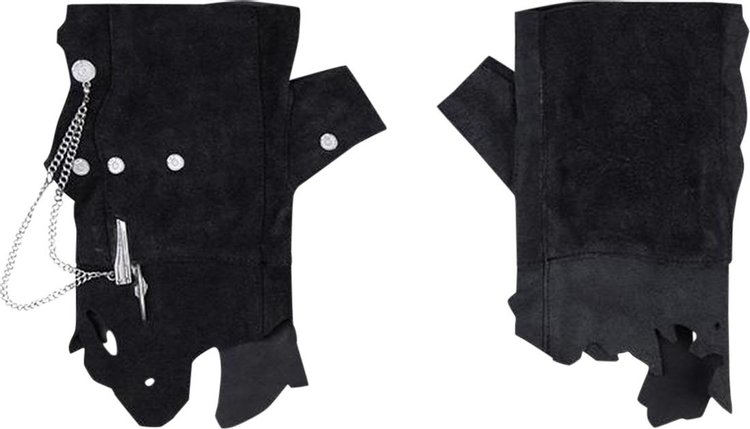C2H4 x Mastermind Japan Edition Chain Gloves 'Vanward Black'