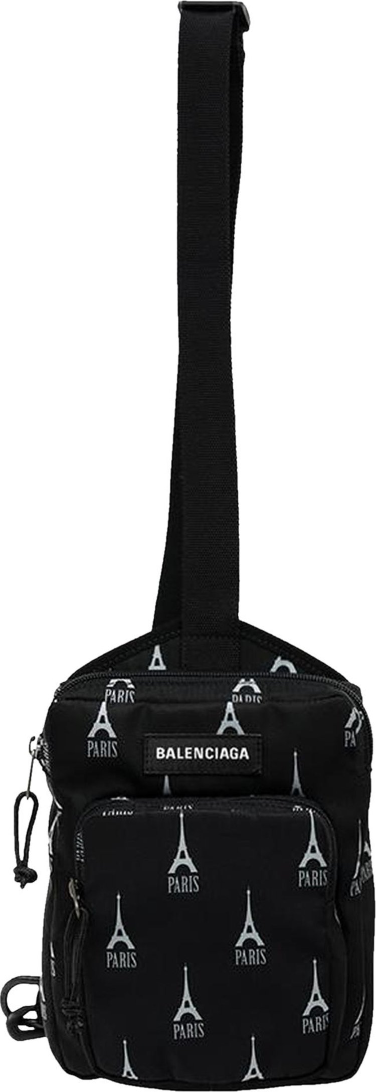 Balenciaga Paris Explorer Messenger Bag 'Black'