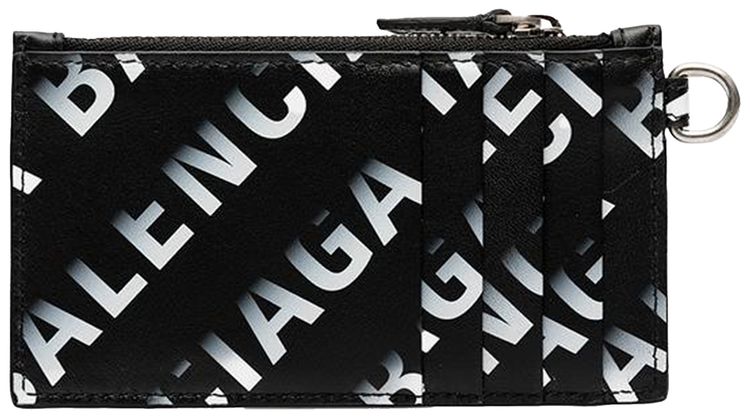 Balenciaga Keychain Cardholder BlackGrey