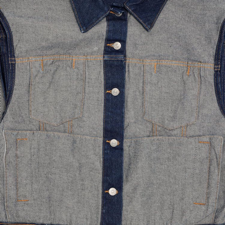 MM6 Maison Margiela Reversed Denim Jacket Raw