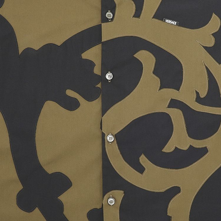 Versace Baroque PrinT Shirt Black