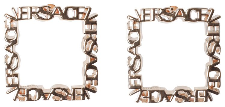 Versace Metal Earrings Versace Gold