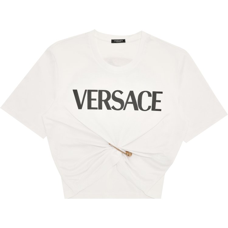 Versace Monogram Smiley Print T-Shirt 'White/Multicolor'