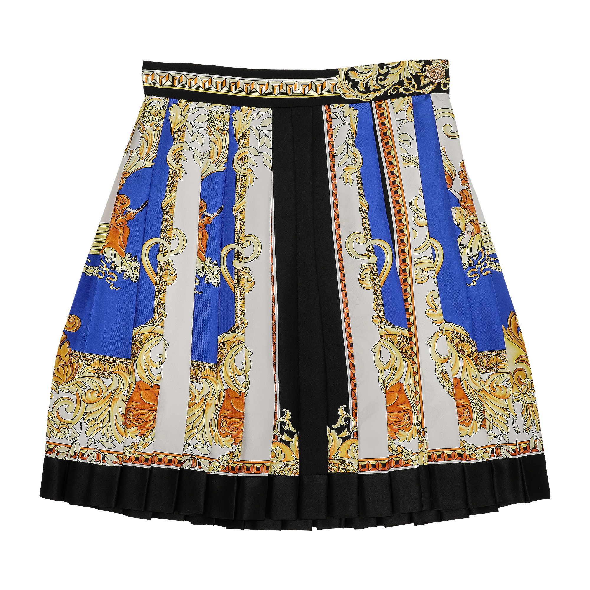 Royal blue yellow skirt on sale