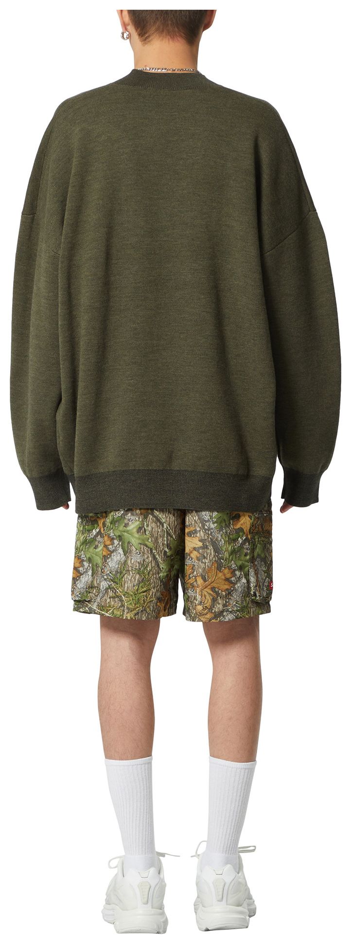 Acne Studios V Neck Sweater Deep Green