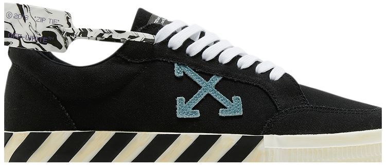 Off White Vulc Sneaker Black White
