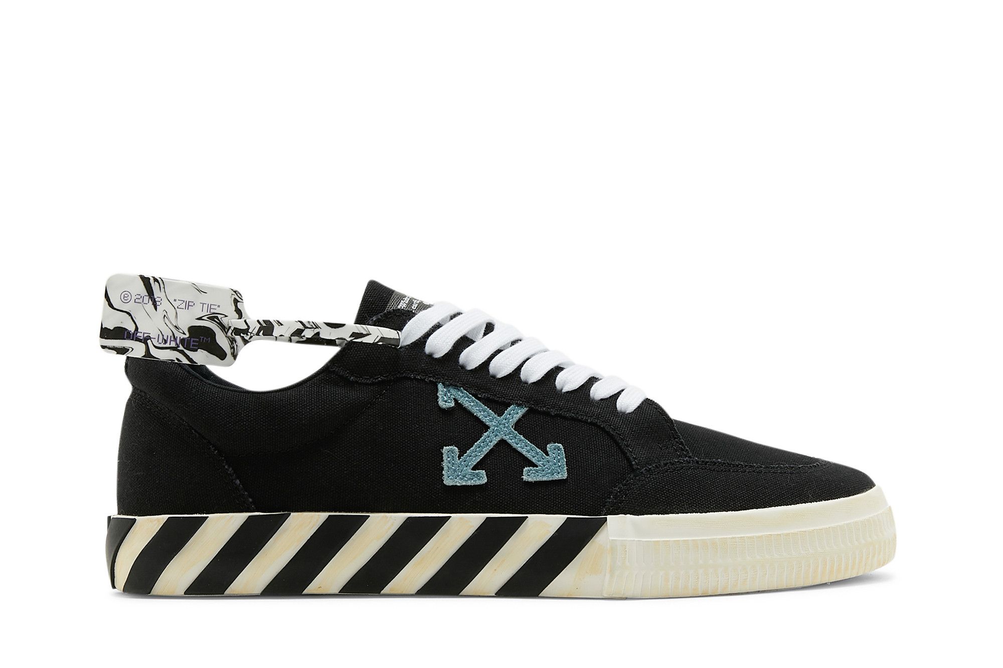 スニーカー OFF WHITE Women Sneakers OWIE049C99MAT0011001 BLACK WHITE bl Buy Off-White Vulc Sneaker 'Black White' - OMIA085F21FAB001