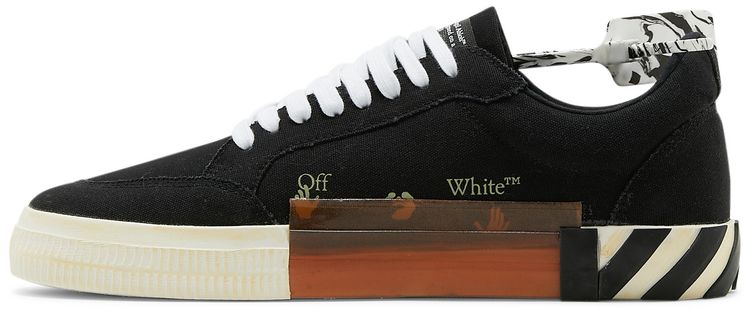 Off White Vulc Sneaker Black White
