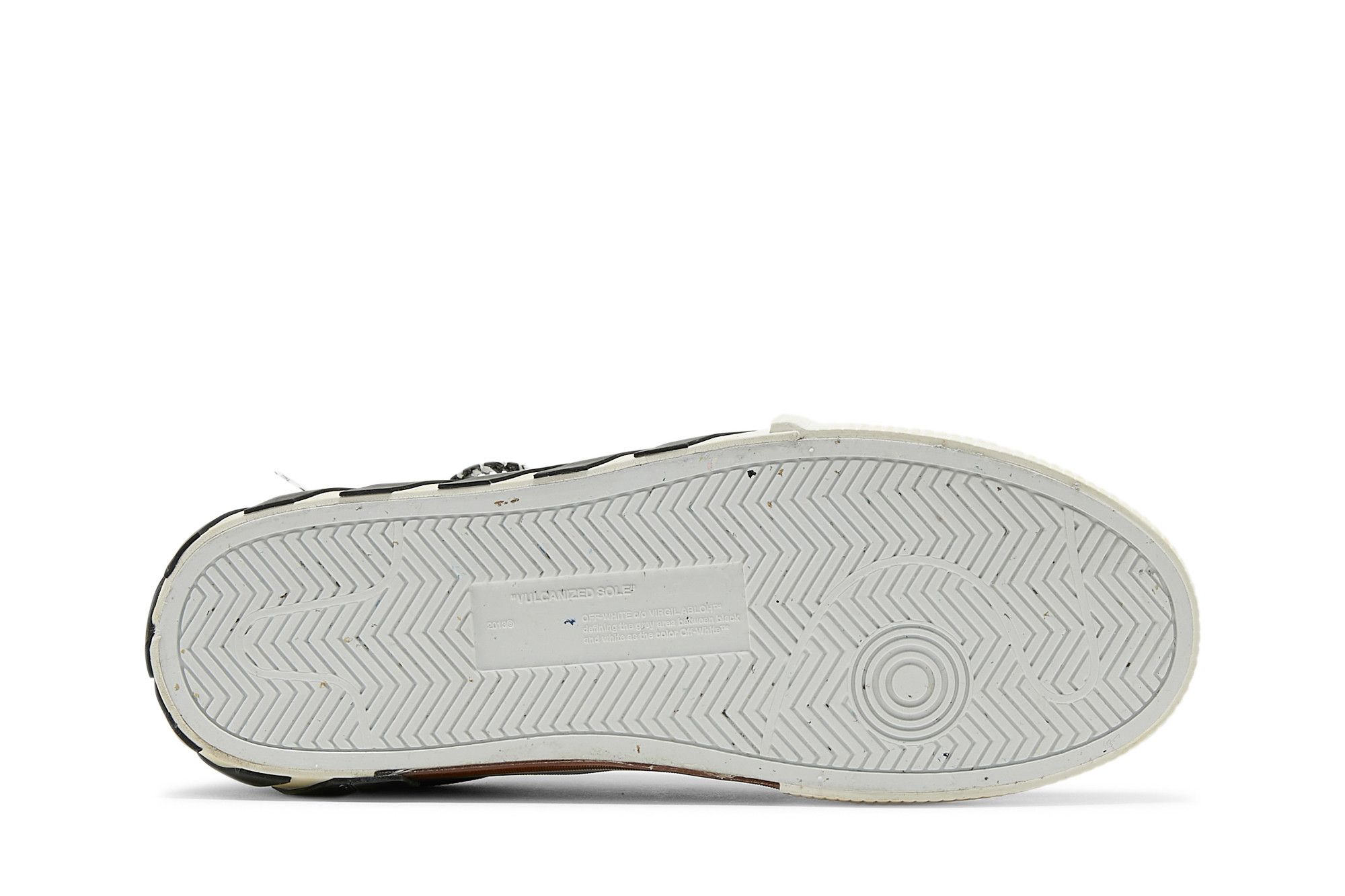 Buy Off-White Vulc Sneaker 'Black White' - OMIA085F21FAB001