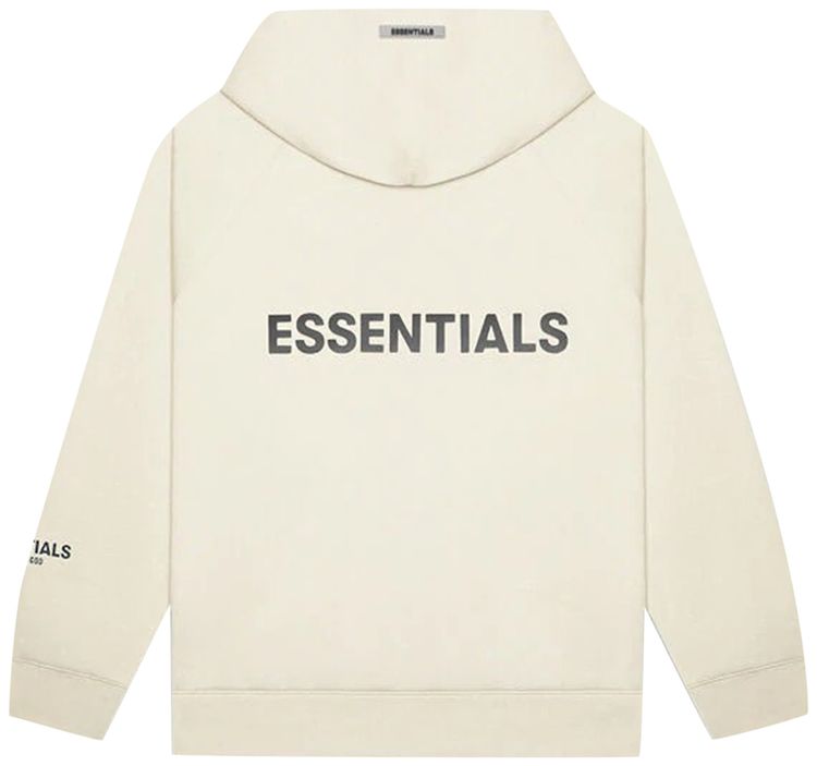 Fear of God Essentials Full Zip Hoodie Cream