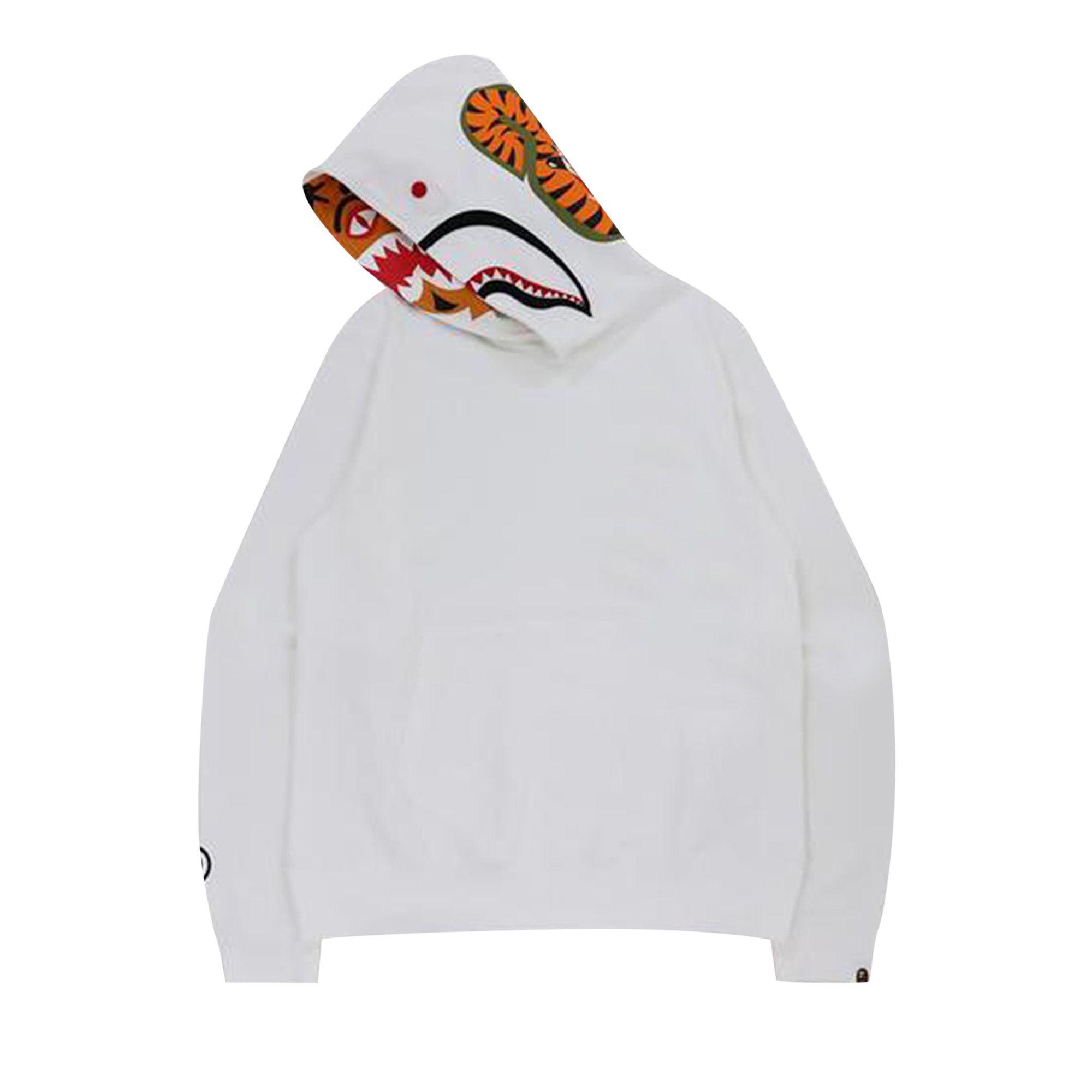 Buy BAPE Shark x Tiger Pullover Hoodie White 1H80 114 005 WHITE GOAT