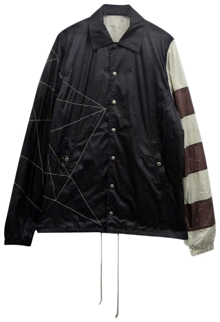 Rick Owens Babel Snapfront Jacket Black