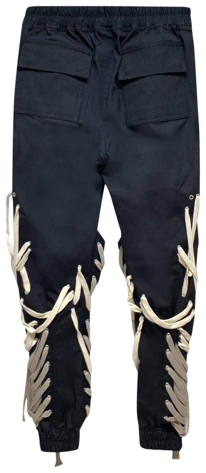 Rick Owens Tecuatl Megalaced Thomas Jogger BlackPearlMilk