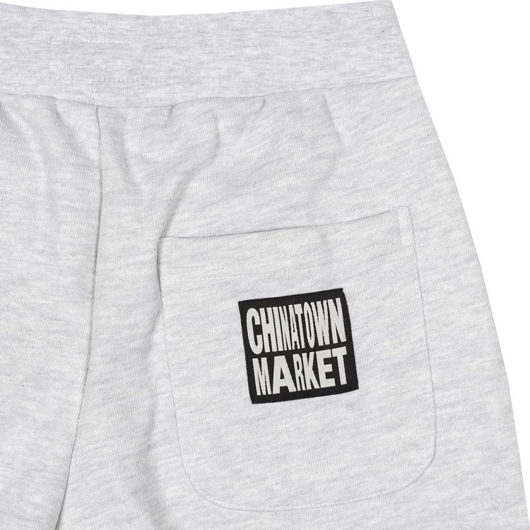 Chinatown Market Watercolor Arc Sweatshorts Grey