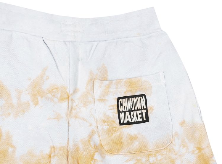 Chinatown Market Peace On Earth Clouds Tie Dye Sweatshorts Multi Color