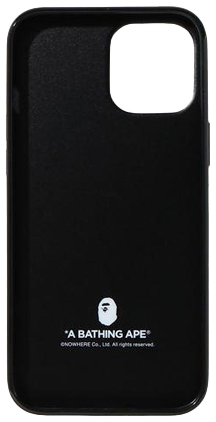 BAPE Color Camo Shark iPhone 1212 Pro Case Navy