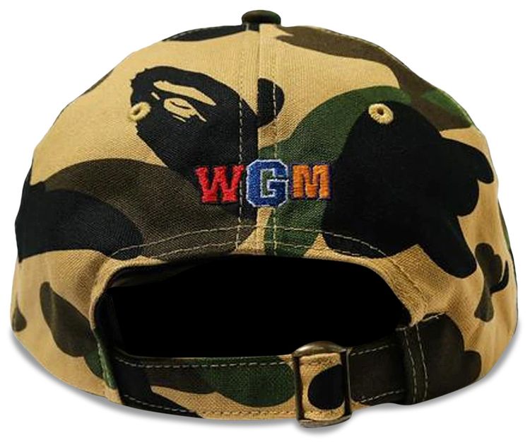 BAPE 1st Camo Shark Panel Cap Yellow