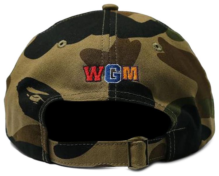 BAPE 1st Camo Shark Panel Cap Green