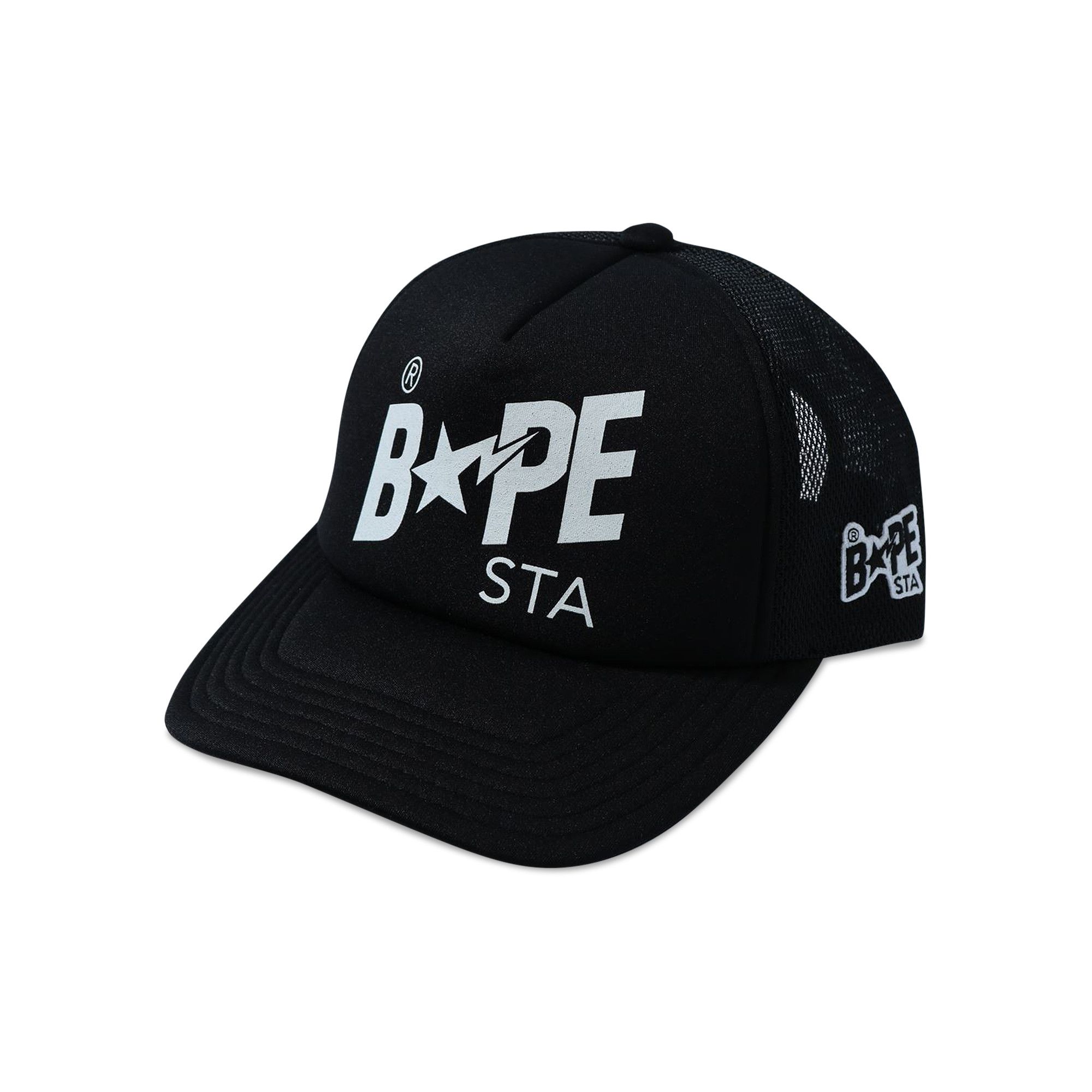 Buy BAPE Sta Mesh Cap 'Black' - 1H30 180 002 BLACK | GOAT