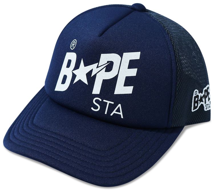 BAPE Sta Mesh Cap Navy
