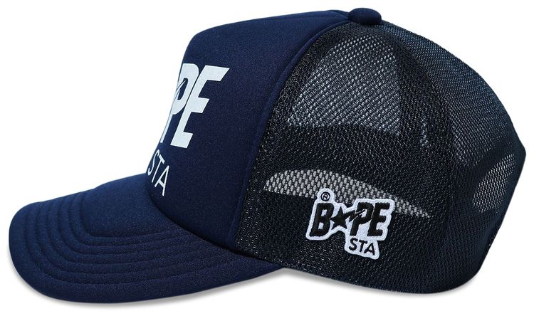 BAPE Sta Mesh Cap Navy