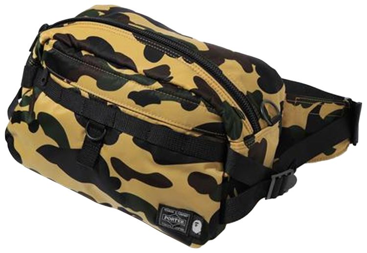BAPE x Porter Yoshida 1st Camo Waist Bag Yellow