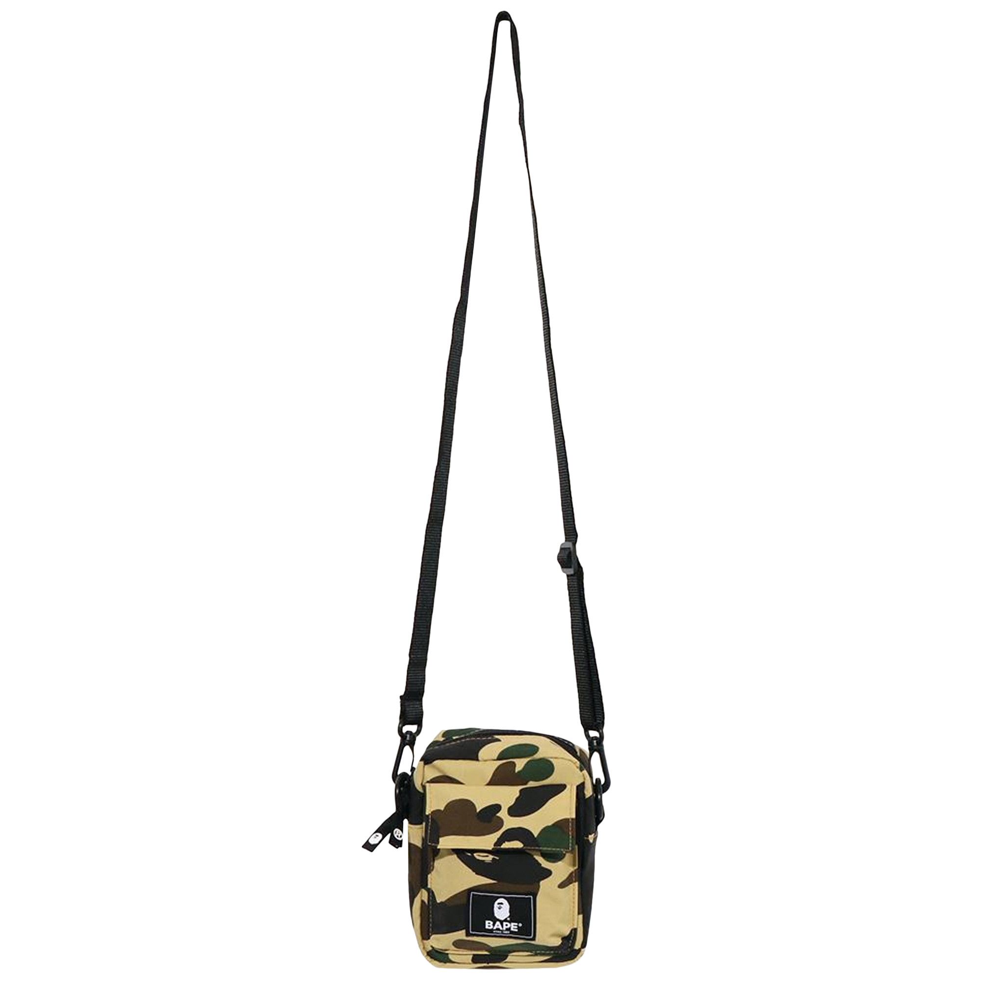 Bape shoulder discount bag black