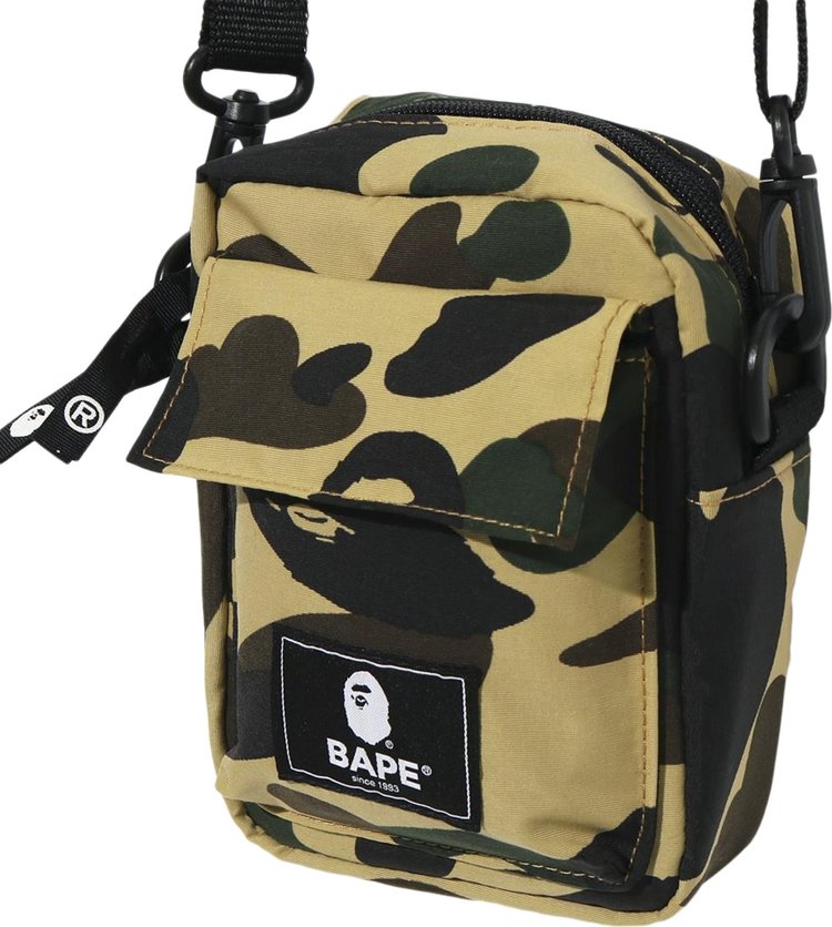 BAPE 1st Camo Mini Shoulder Bag Yellow