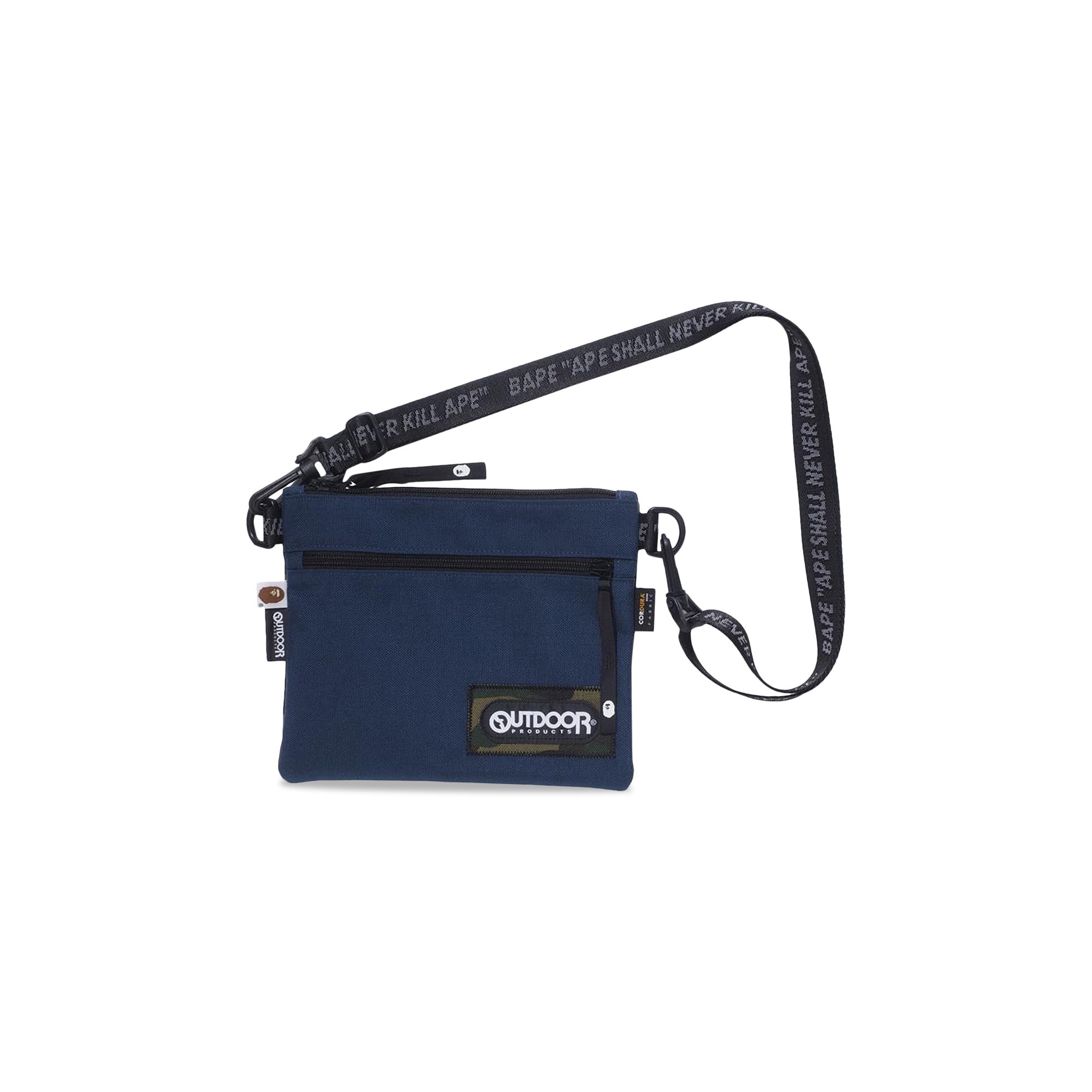 Buy BAPE x Outdoor Products Mini Shoulder Bag 'Navy' - 1F73 182 