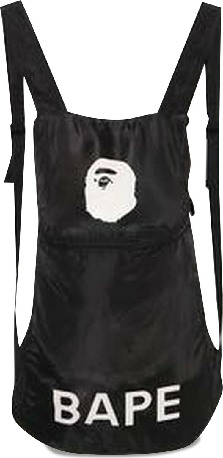 A Bathing Ape Ape Head Backpack in Black for Men