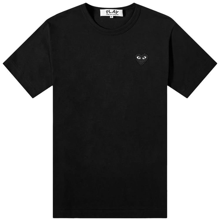 Comme des Garcons PLAY T Shirt Black