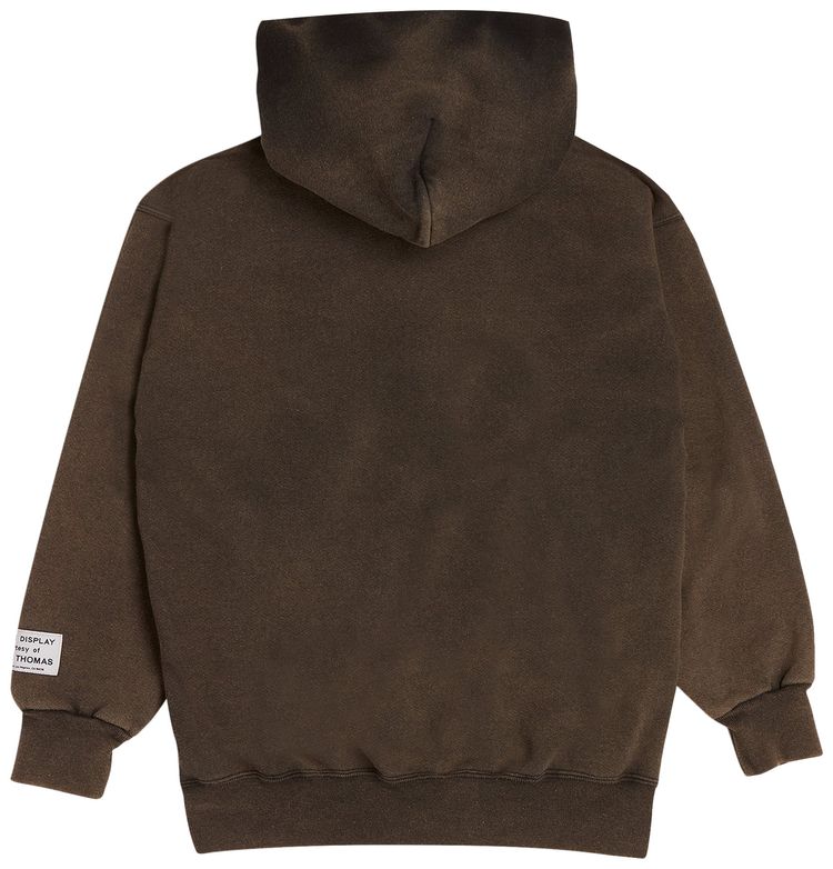 Gallery Dept Vintage Half Zip Hoodie Washed Black