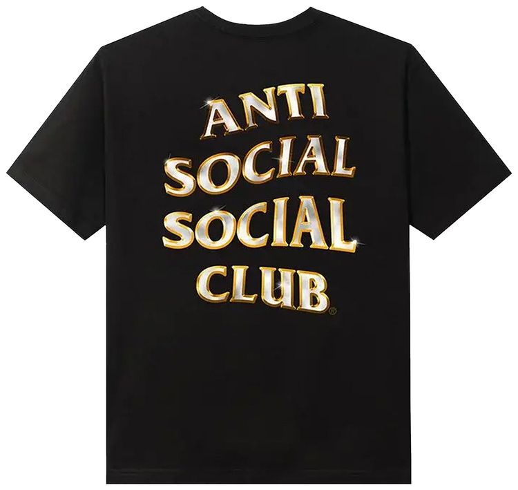 Anti Social Social Club Goldy Tee Black
